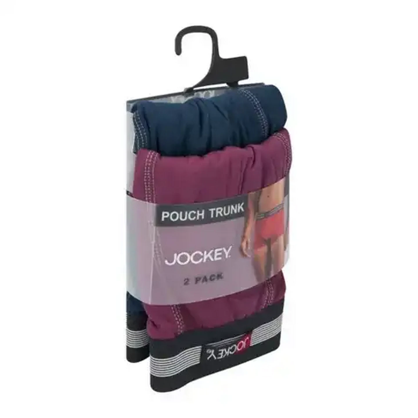 Image of Jockey Large Mens Assorted Classic Pouch Trunks 2 Pack