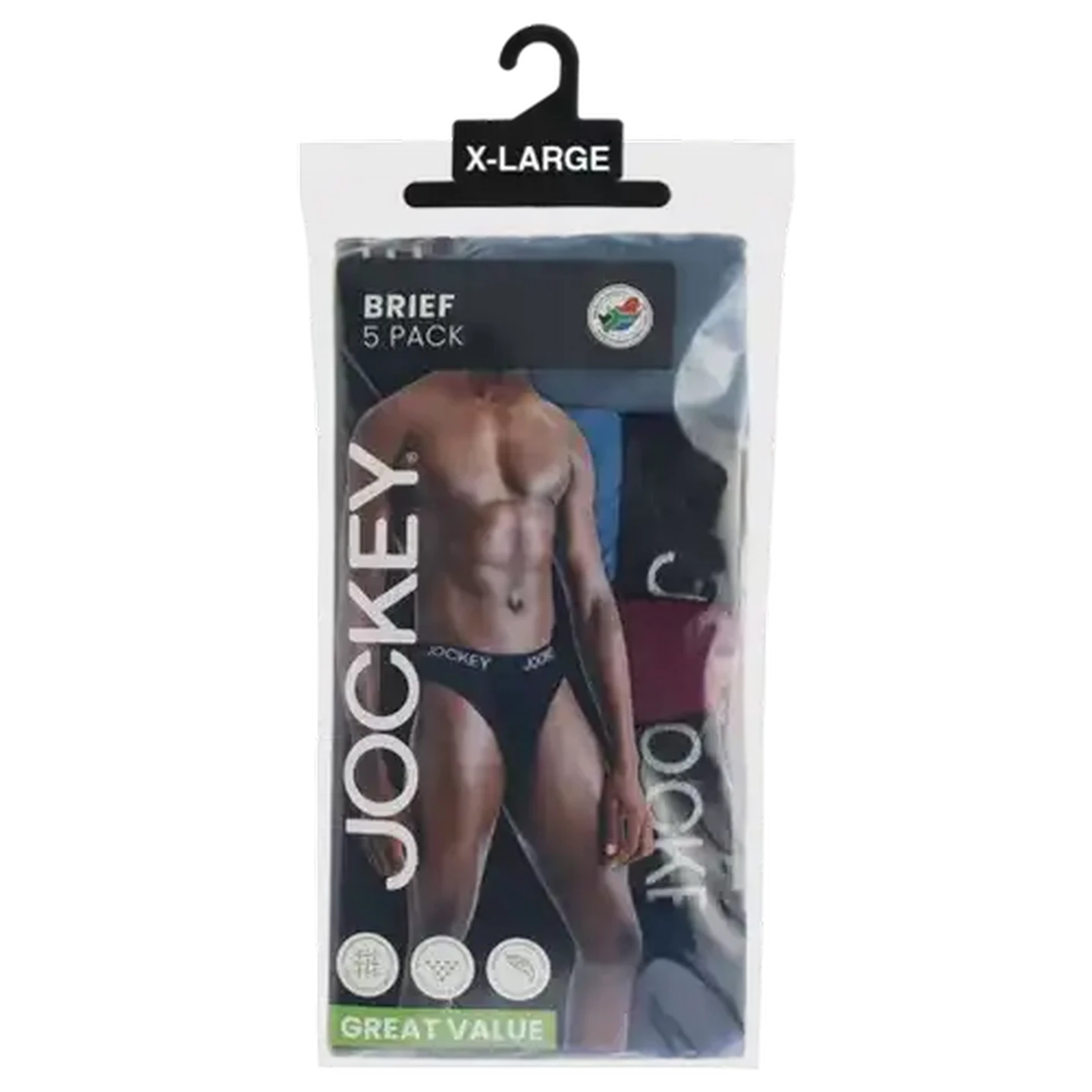Image of Jockey Men's Extra Large Brief 5-Pack