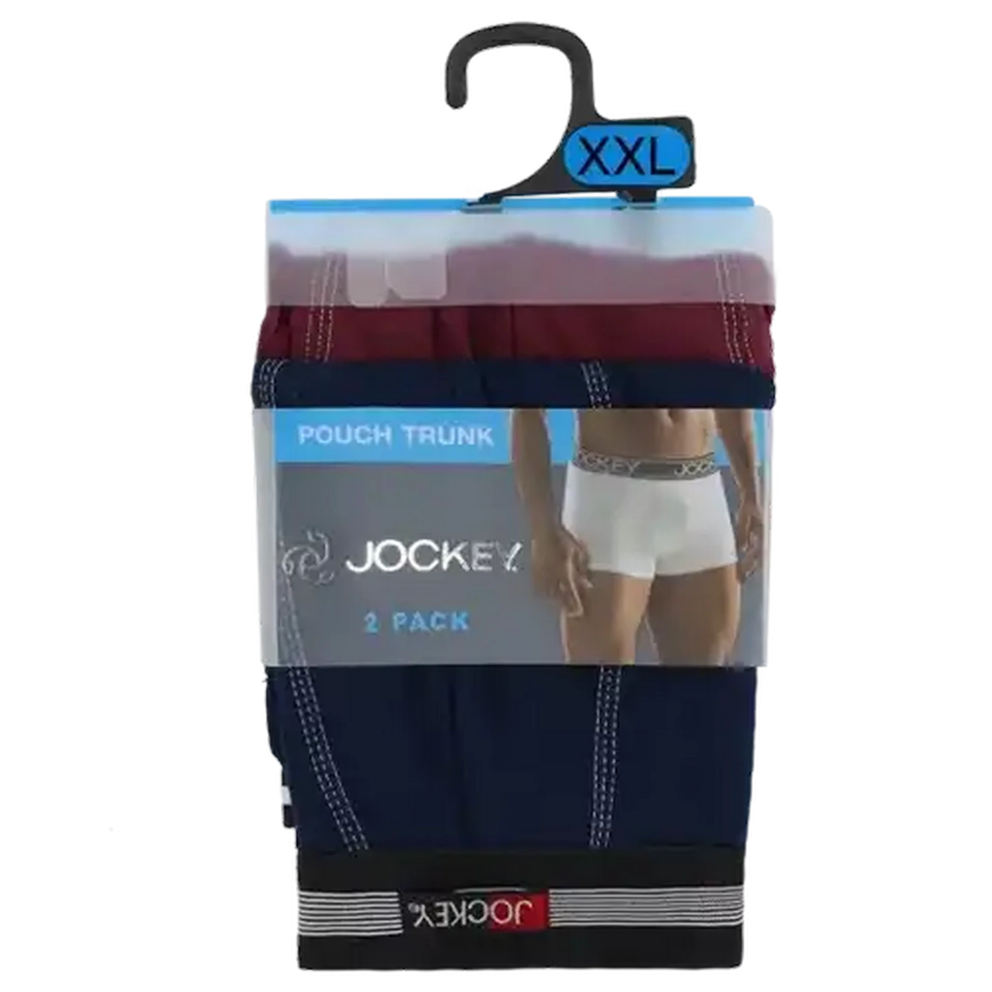 Image of Jockey Extra Extra Large Classic Pouch Trunk 2 Pack
