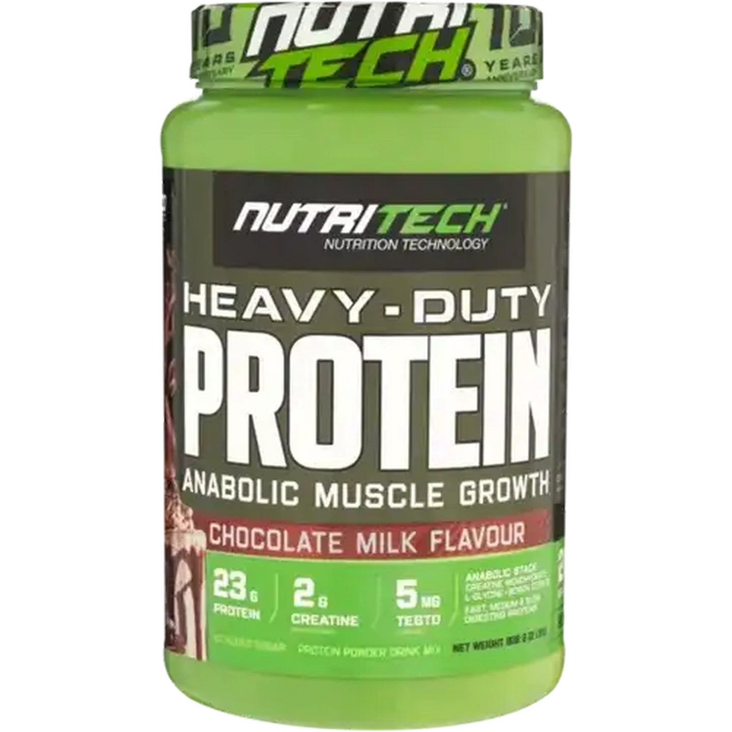 Image of NutriTech Chocolate Milk Flavour Heavy-Duty Protein 908g
