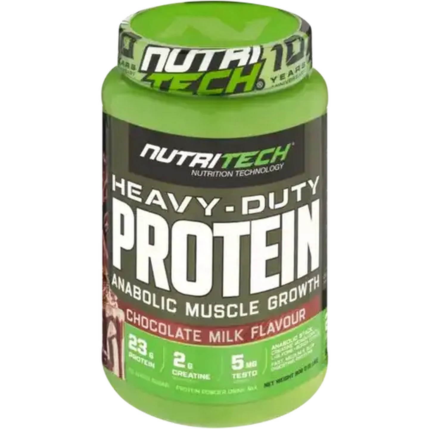 Image of NutriTech Chocolate Milk Flavour Heavy-Duty Protein 908g