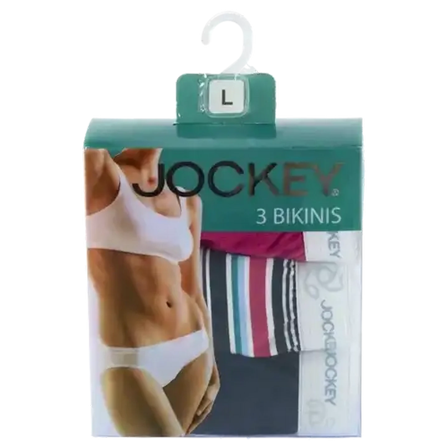 Image of Jockey Ladies Large Bikinis 3 Pack