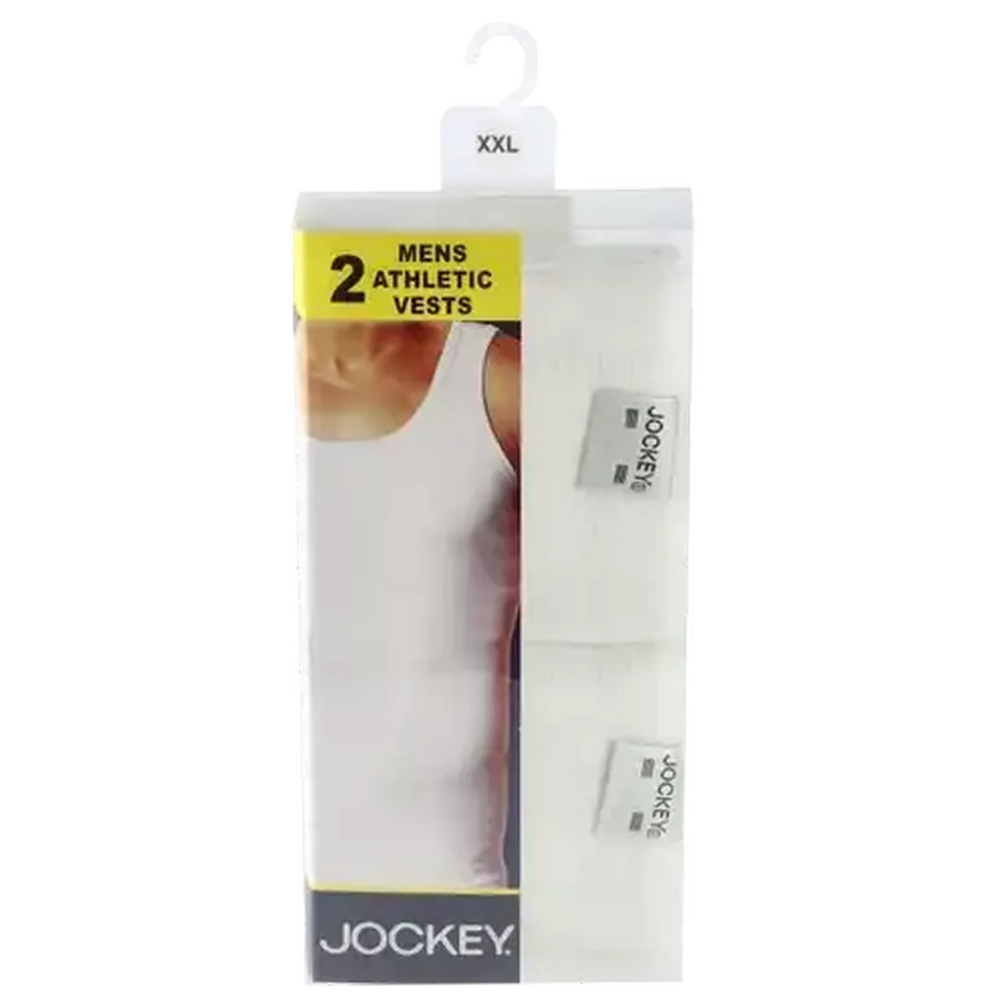 Image of Jockey Mens Extra Extra Large Athletic Vest 2-Pack