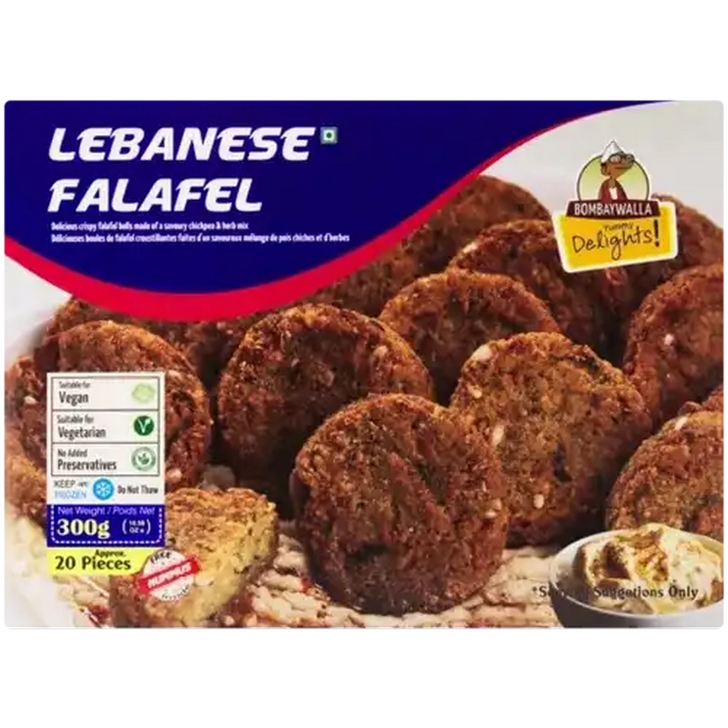 Image of Bombaywalla Frozen Lebanese Falafel 300g