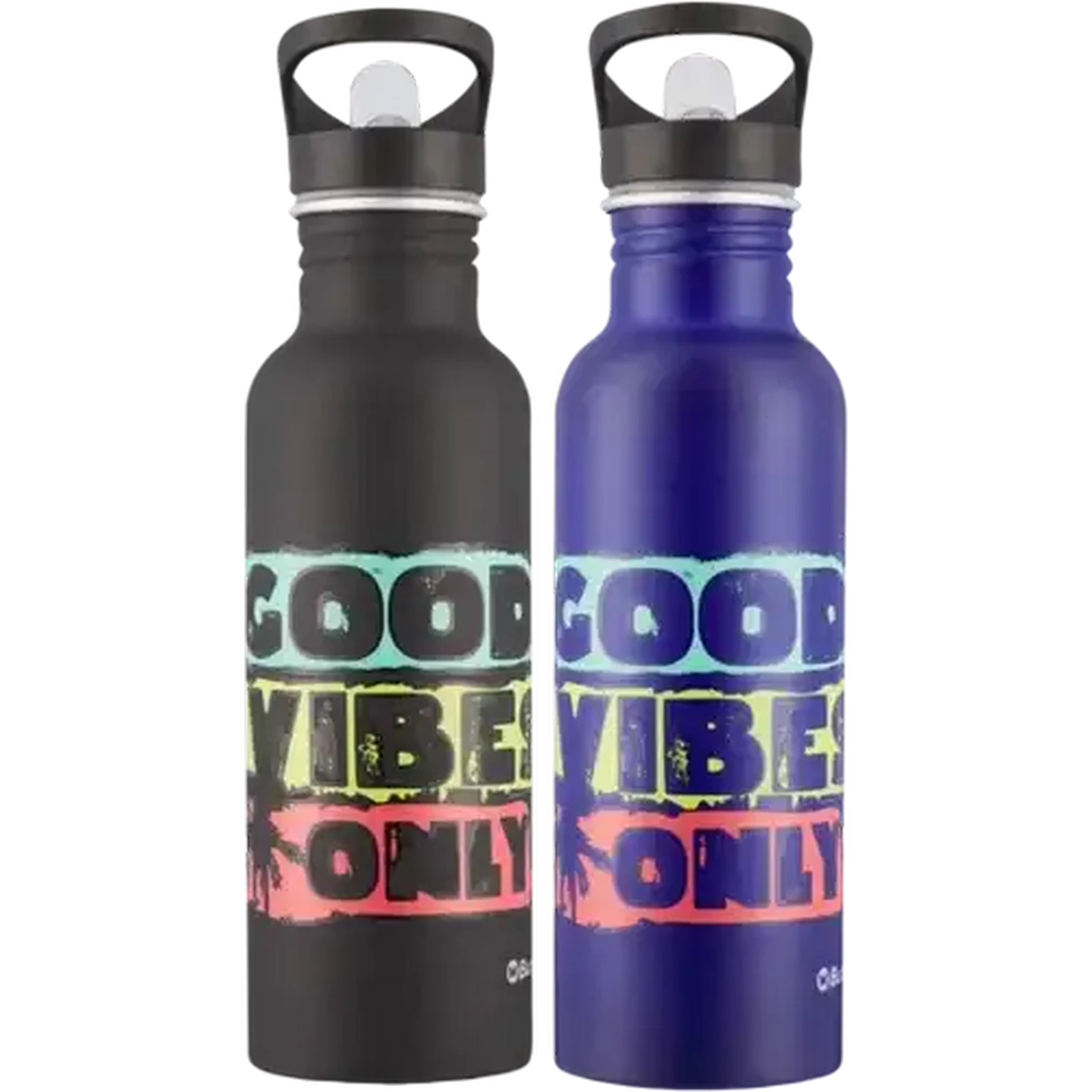 Image of Butterfly Good Vibes Aluminium Water Bottle 750ml (Colour May Vary)