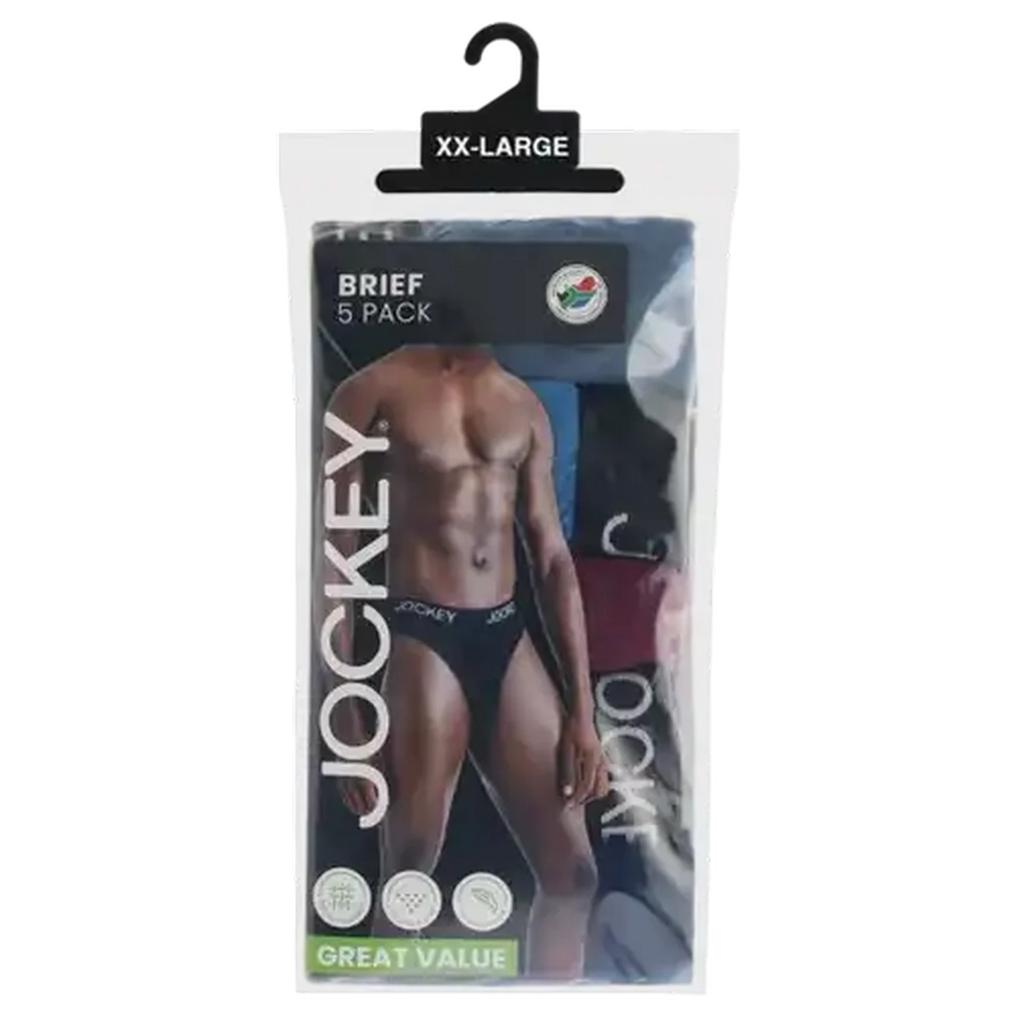Image of Jockey Men's Extra Extra Large Brief 5-Pack