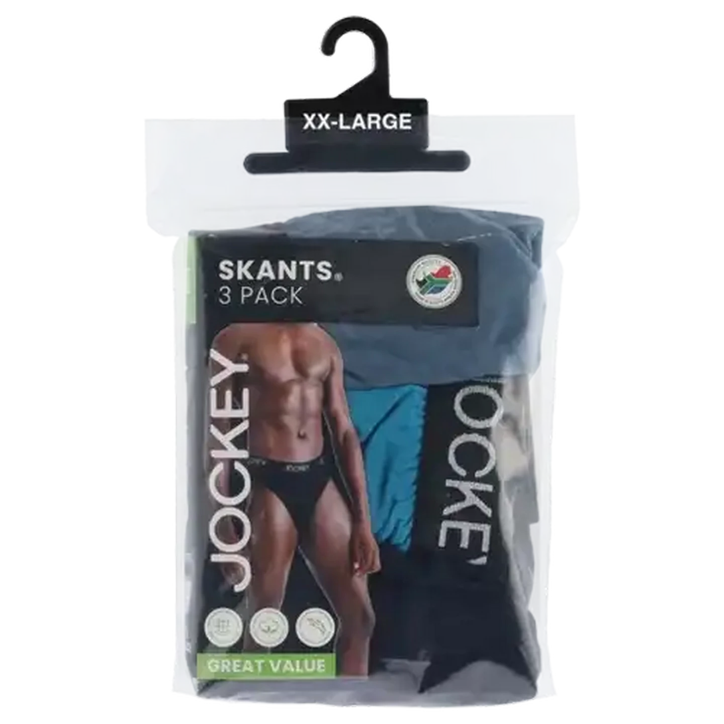 Image of Jockey Men's Extra Extra Large Skants 3 Pack