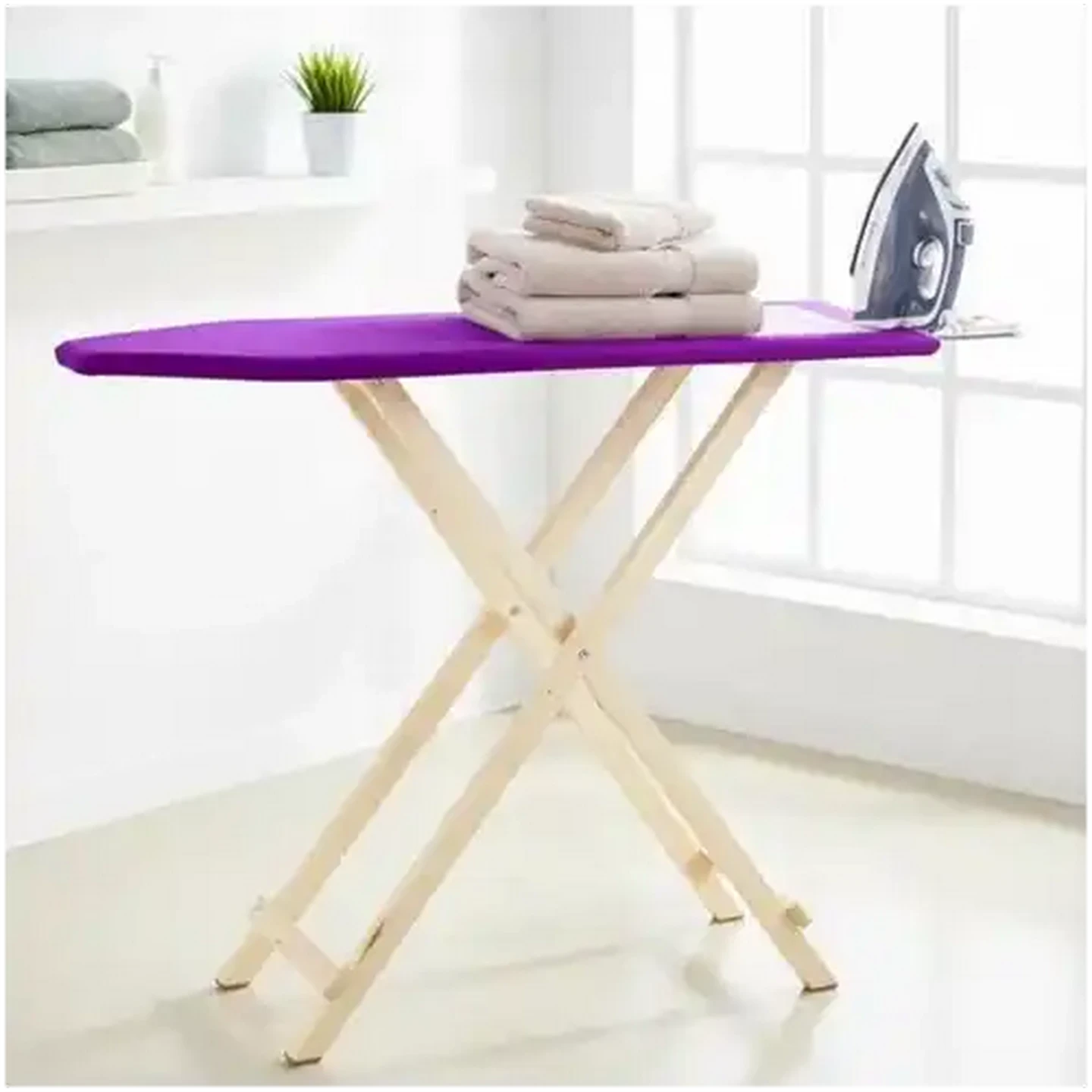 Checkers Sixty60 | Profile Concepts Purple Wooden Ironing Board 900mm