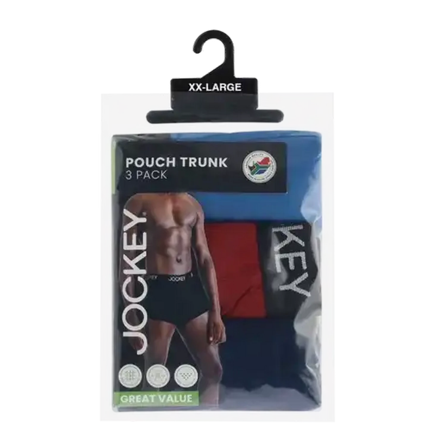Image of Jockeys Men's Extra Extra Large Pouch Trunk 3-Pack