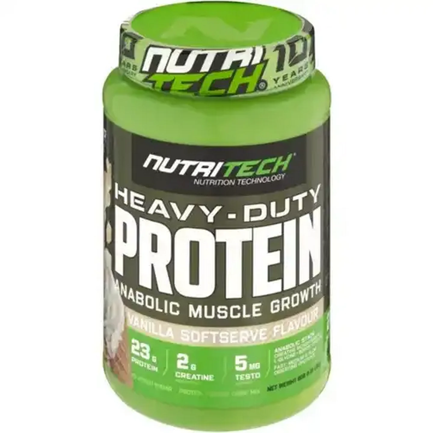 Image of NutriTech Vanilla Softserve Flavour Heavy-Duty Protein Powder 908g