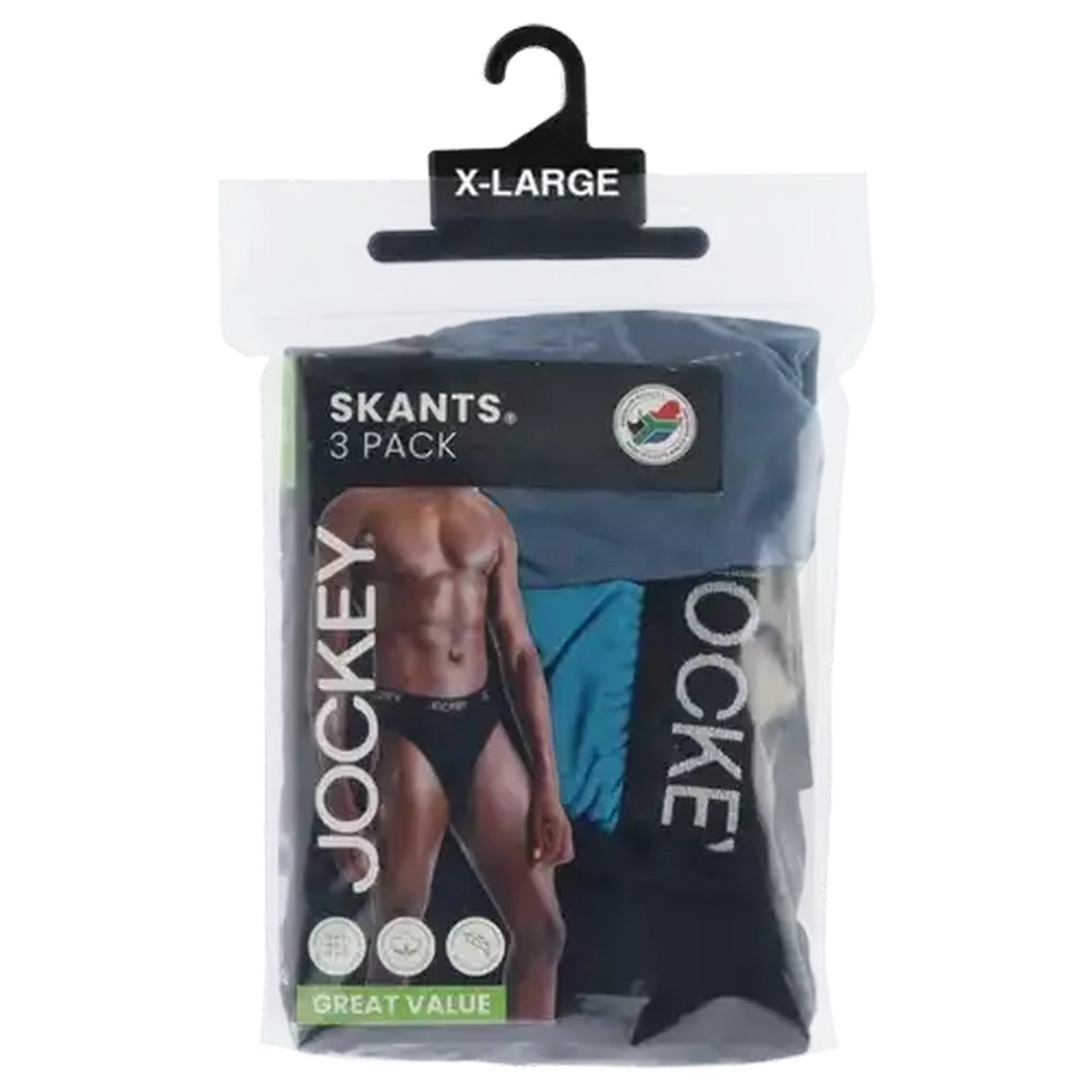 Image of Jockey Men's Extra Large Skants 3 Pack