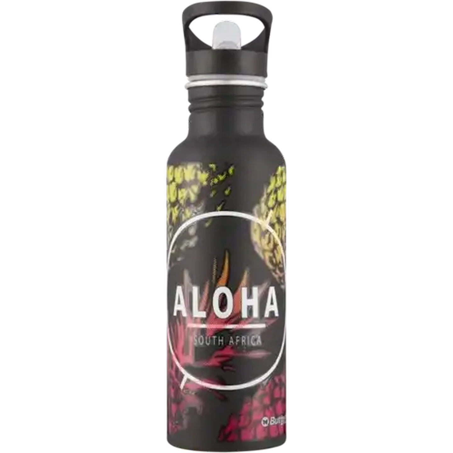 Image of Butterfly Floral Aluminium Water Bottle 750ml (Colour May Vary)