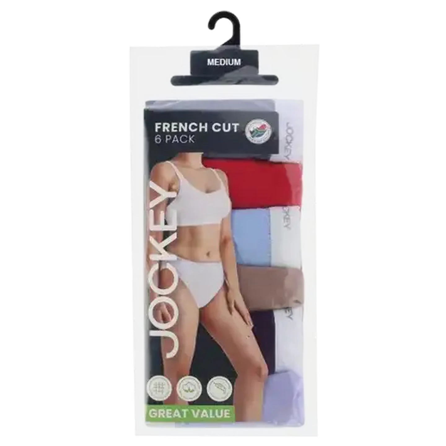 Image of Jockey Ladies Medium French Cut Briefs 6-Pack