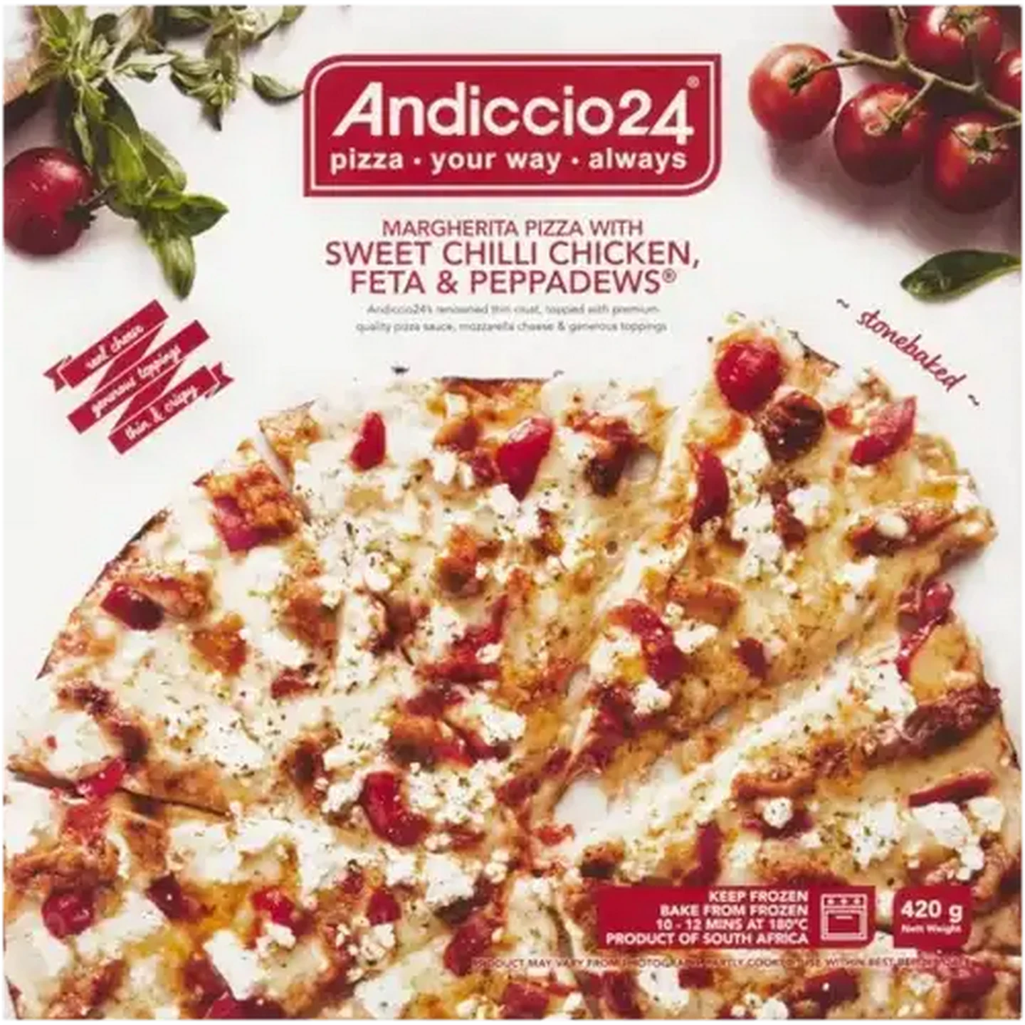 Checkers Sixty60 | Andiccio24 Frozen Sweet Chilli Chicken, Feta