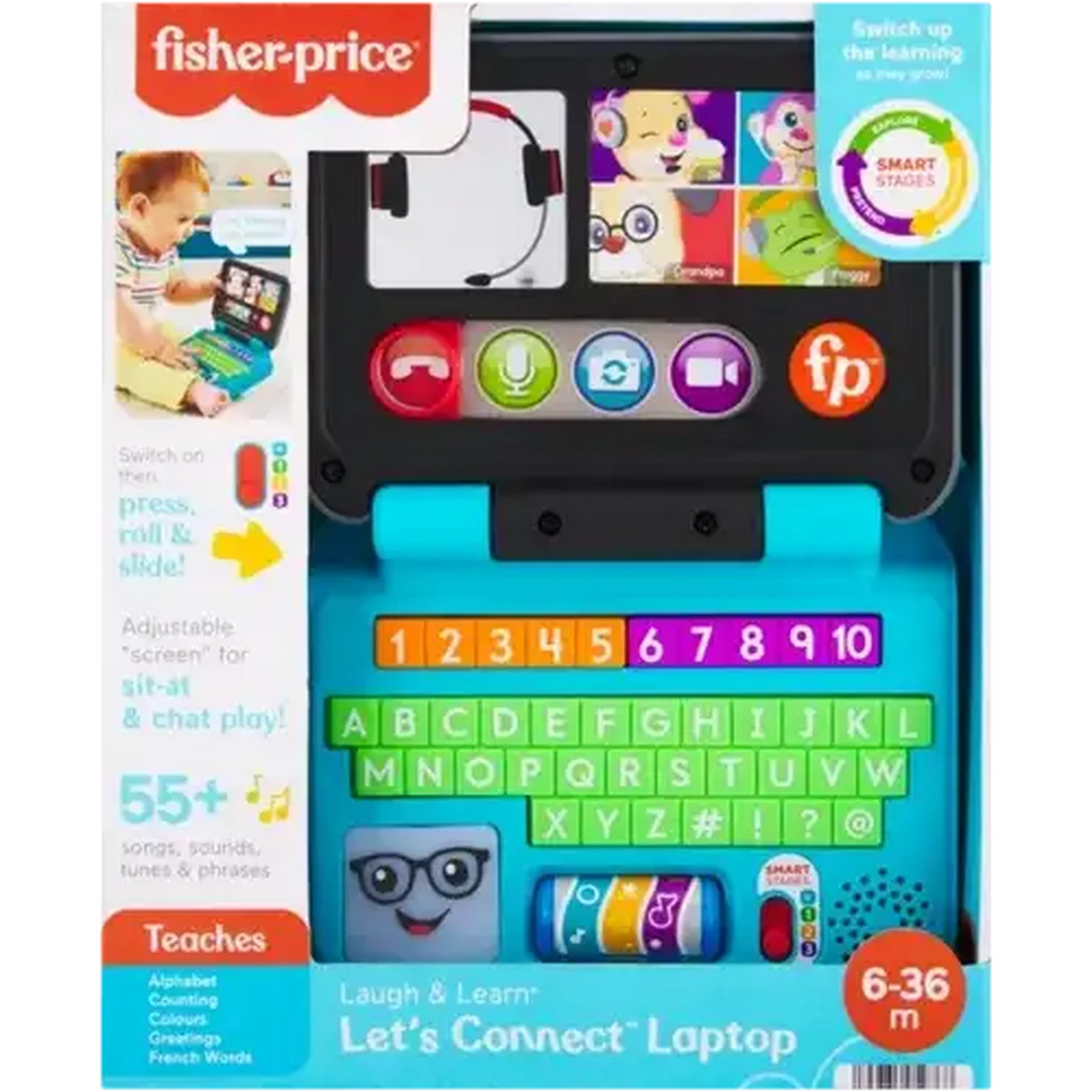 Image of Fisher-Price Laugh & Learn Let's Connect Laptop