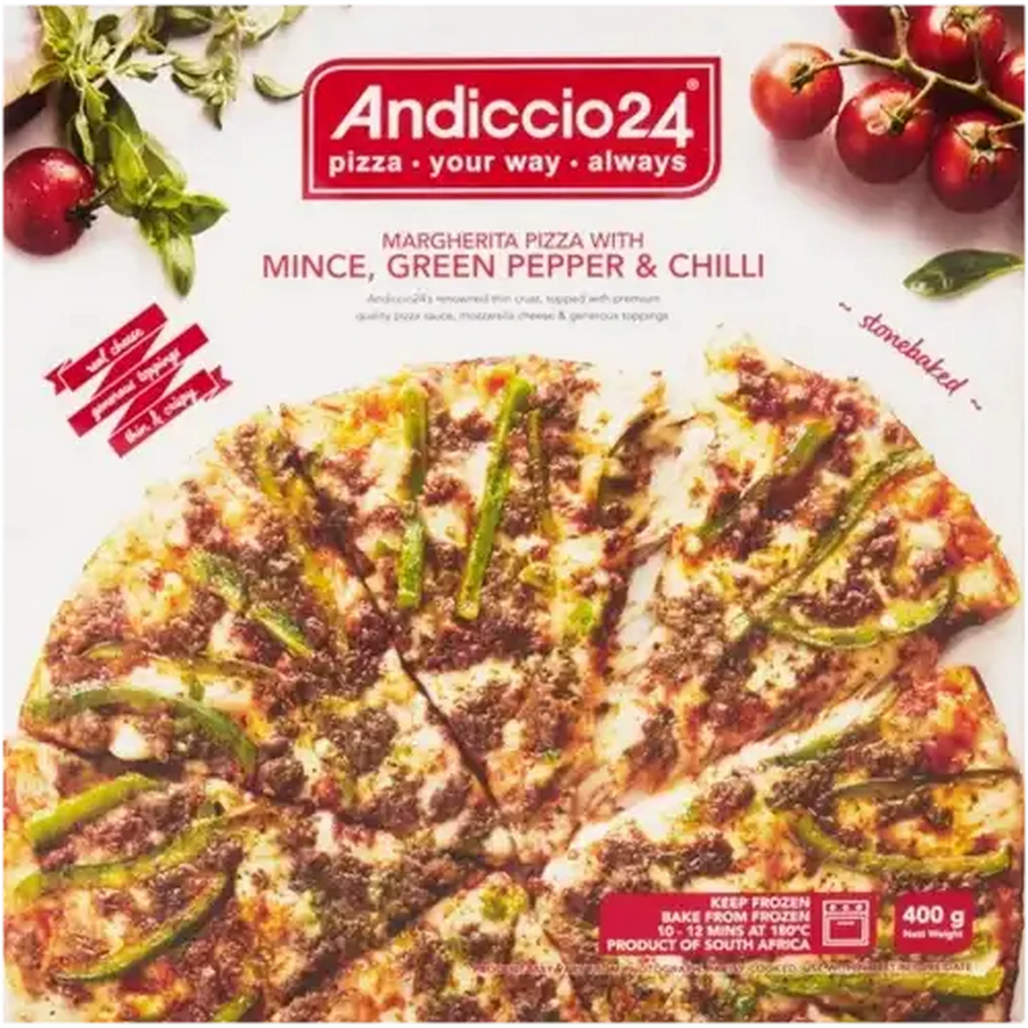 Checkers Sixty60 | Andiccio24 Frozen Mince, Green Pepper & Chilli