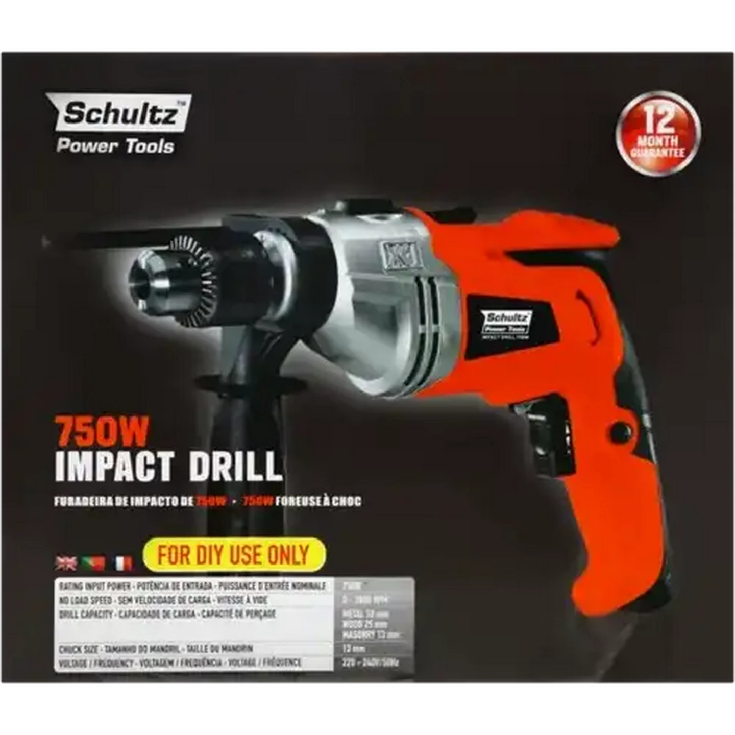 Image of Schultz Power Tools Impact Drill 750W