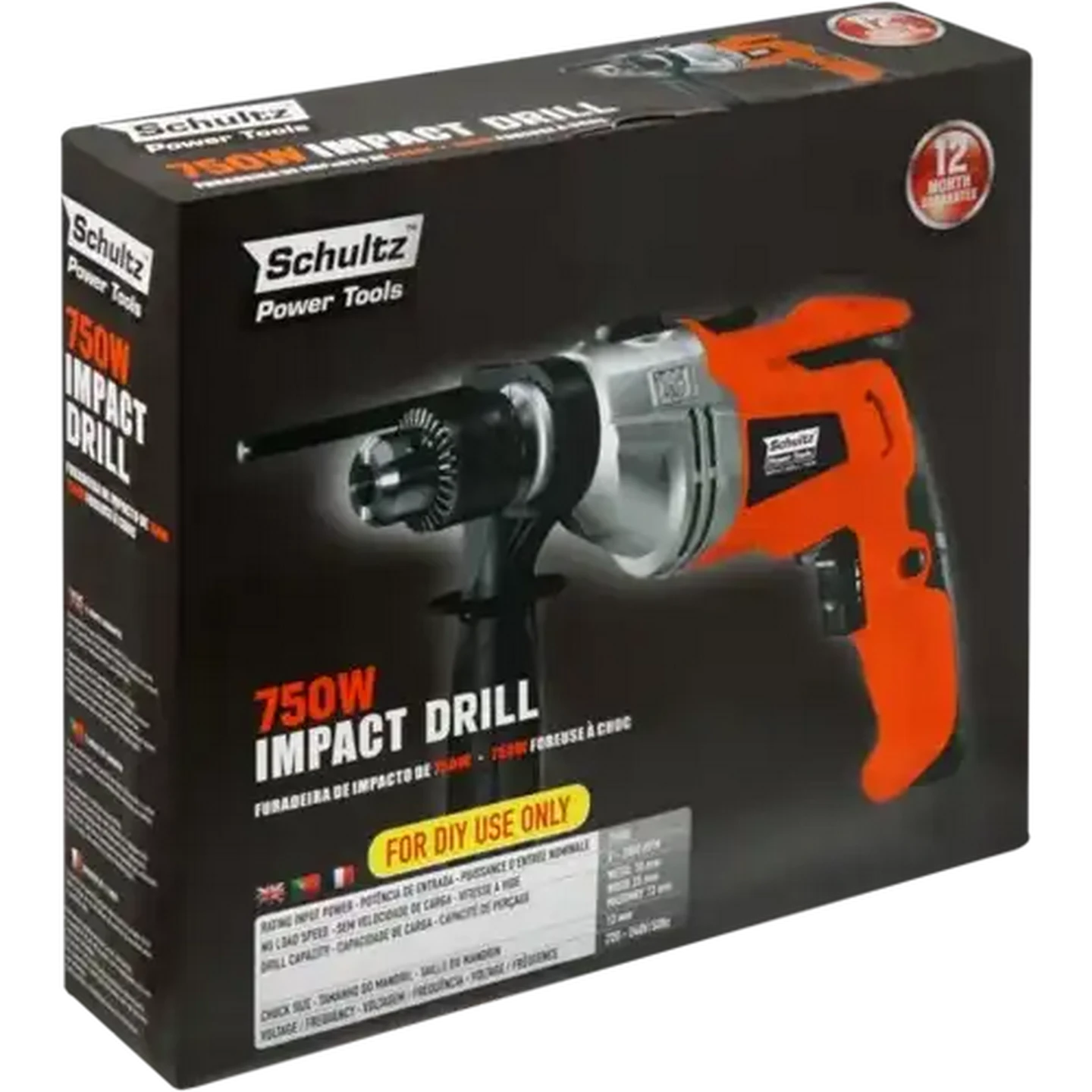 Image of Schultz Power Tools Impact Drill 750W