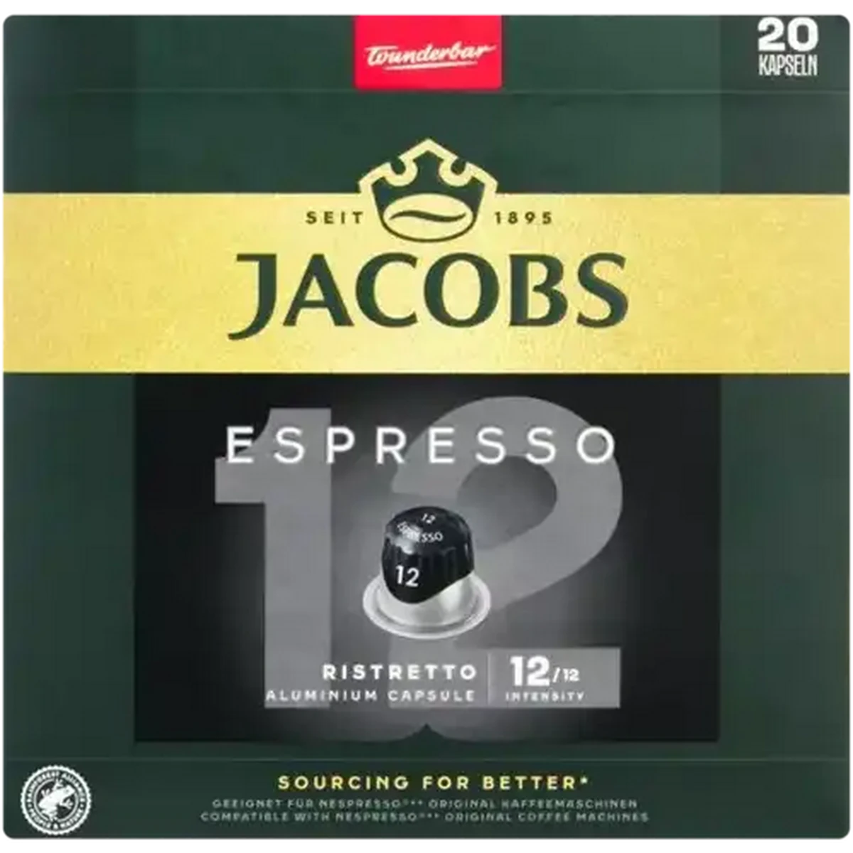 Checkers Sixty60 | Jacobs Espresso Ristretto Coffee Capsules 20 Pack