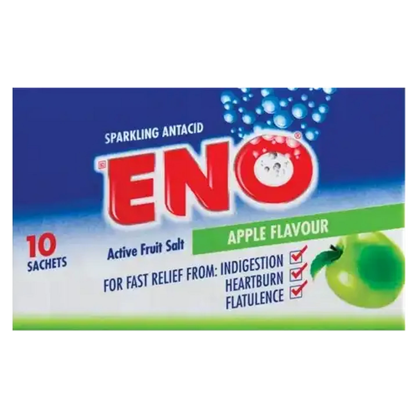 Image of Eno Apple Flavoured Sparkling Antacid 10 Pack