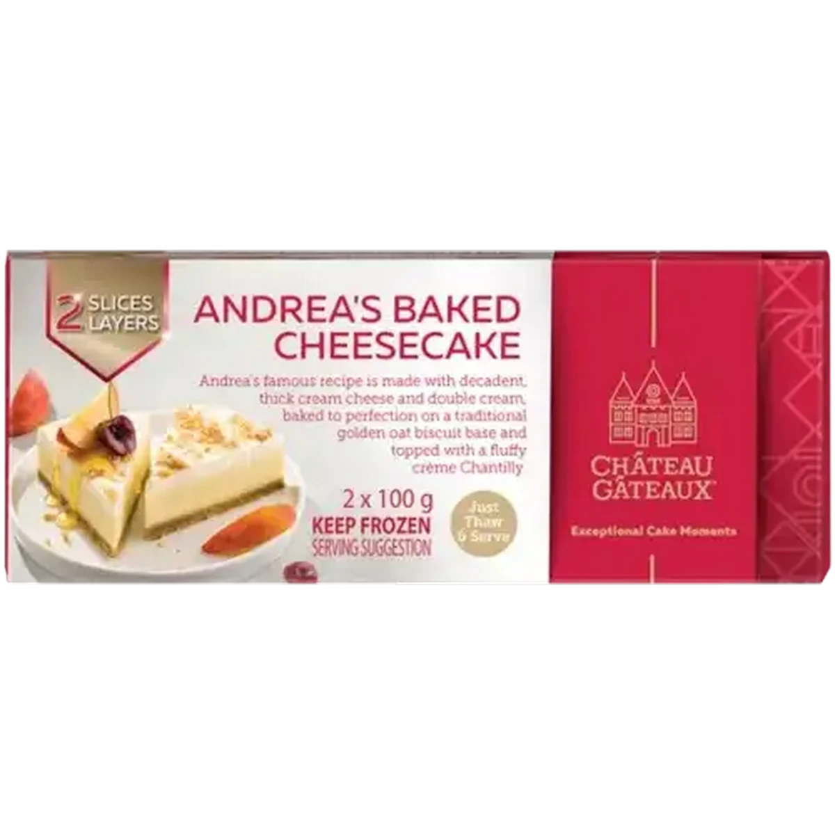 Checkers Sixty60 | Château Gâteaux Frozen Andrea's Baked