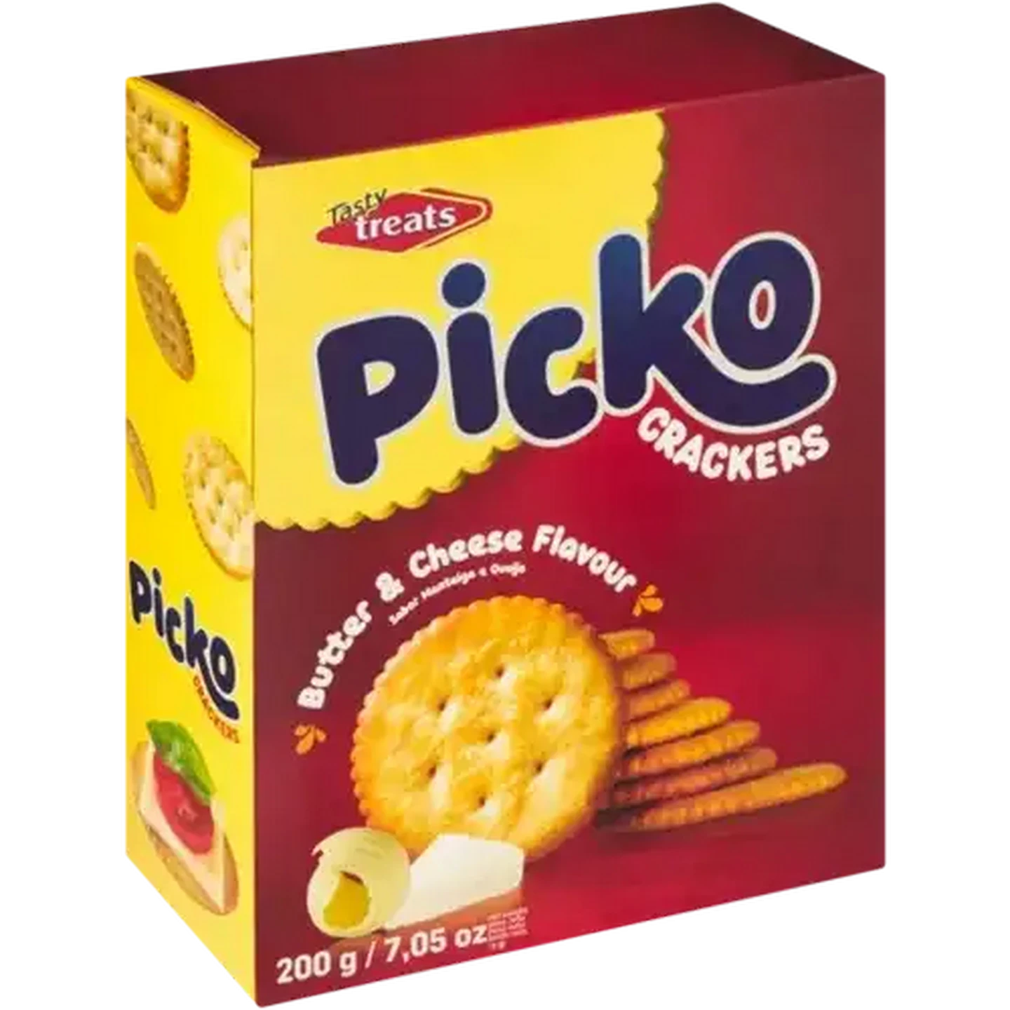 Image of Tasty Treats Picko Butter & Cheese Flavour Crackers 200g