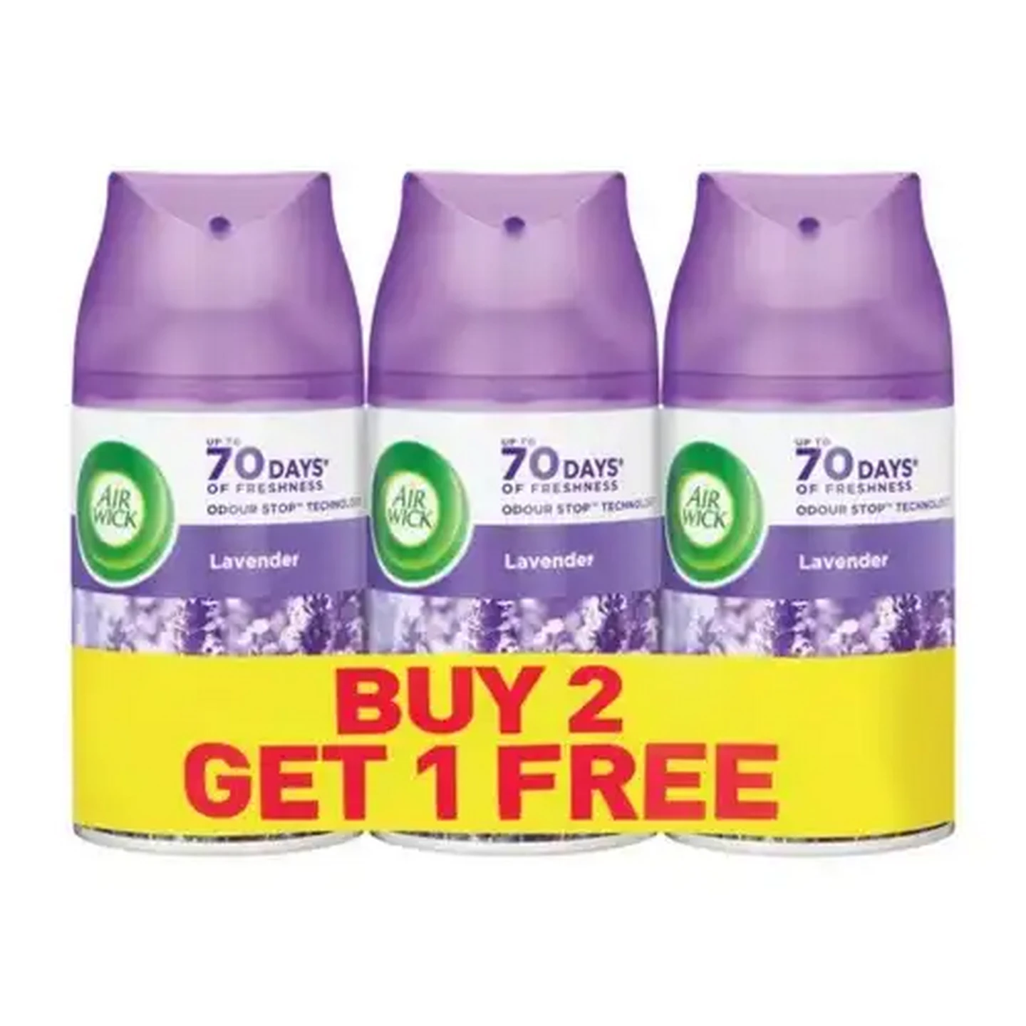 Image of Airwick Freshmatic Lavender Automatic Spray Refill 3 x 250ml
