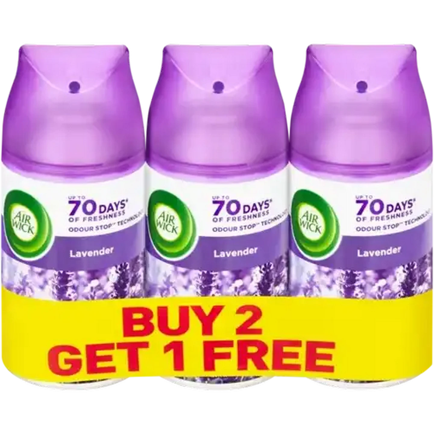 Image of Airwick Freshmatic Lavender Automatic Spray Refill 3 x 250ml