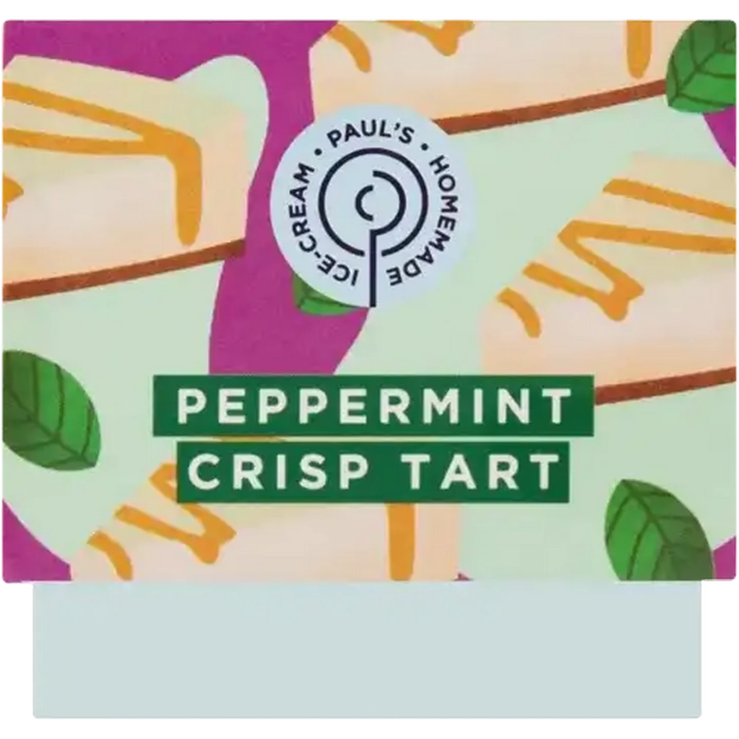 Image of Paul's Homemade Ice Cream Peppermint Crisp Tart Ice Cream 200ml