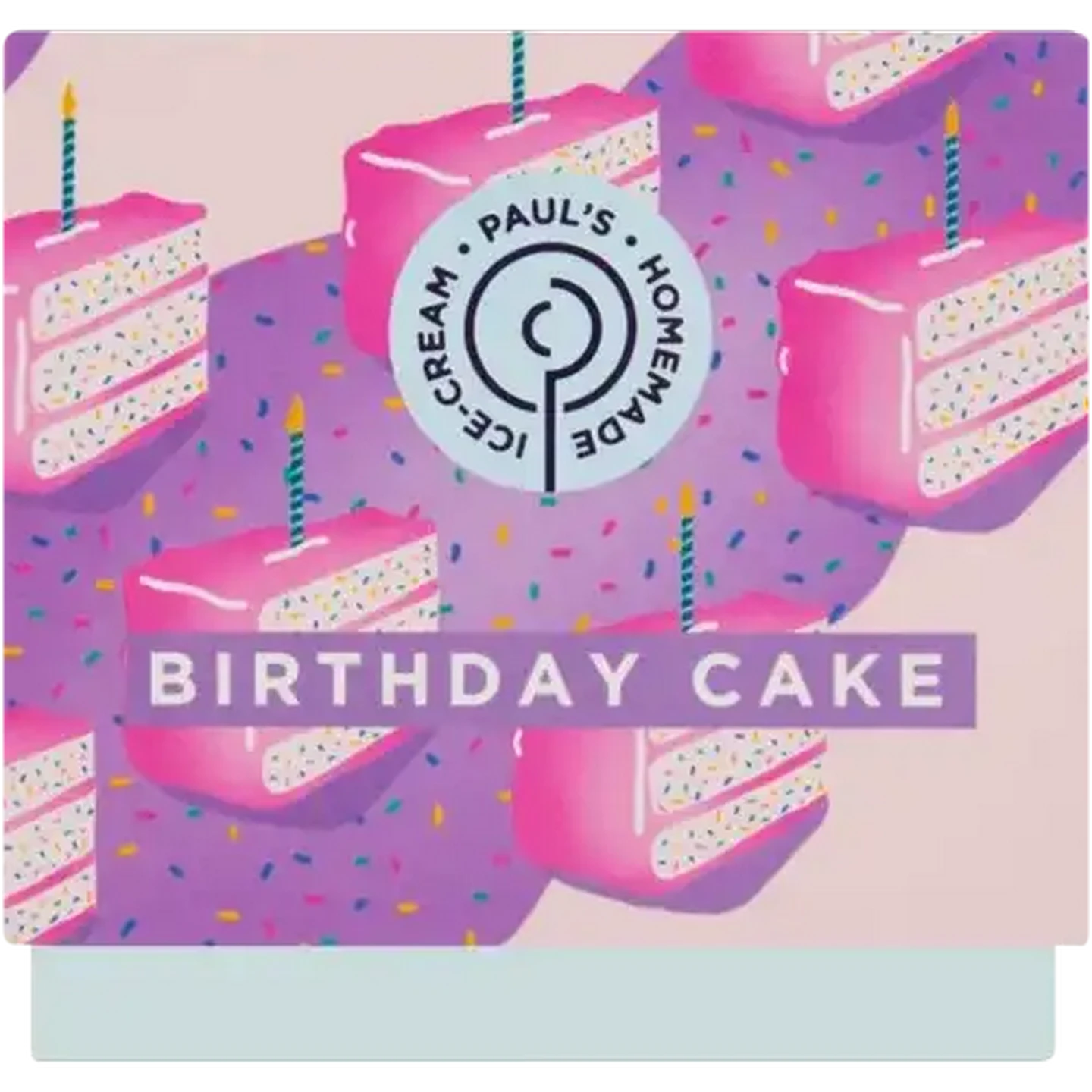 Image of Paul's Homemade Ice Cream Birthday Cake Ice-Cream 500ml