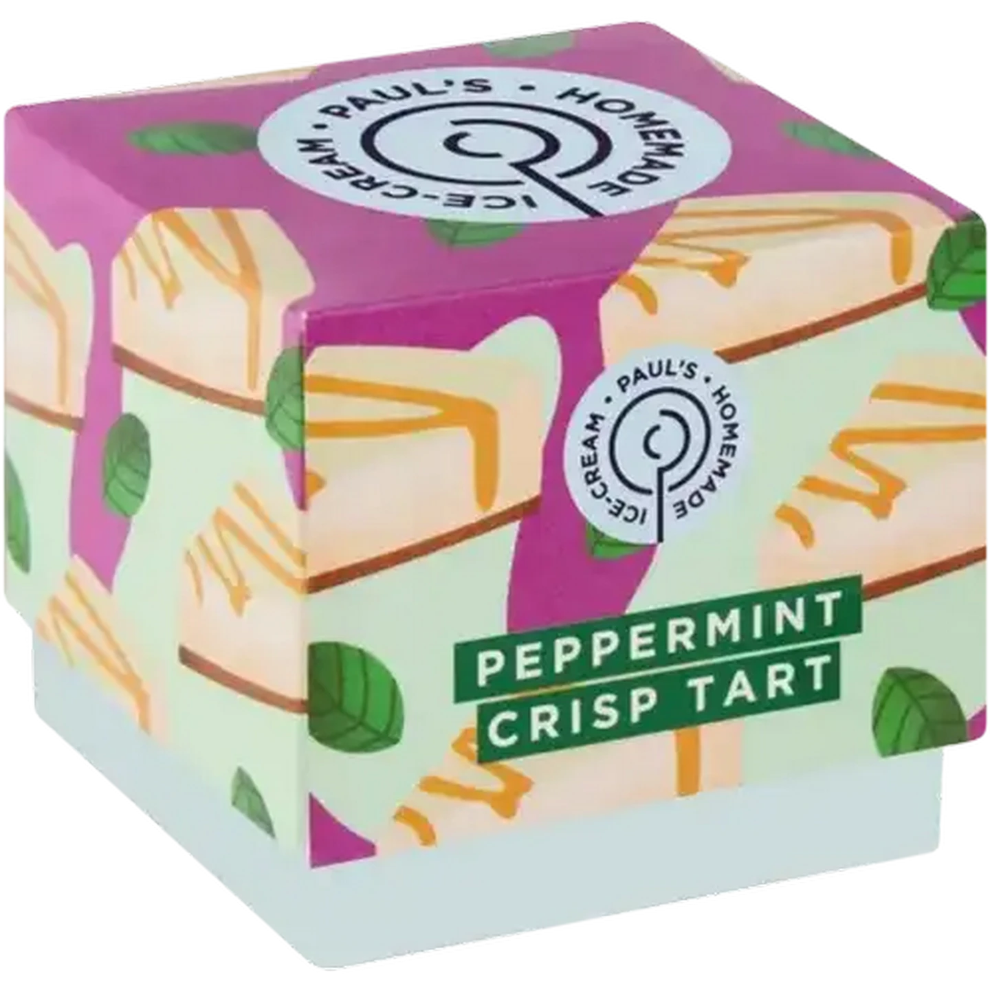 Image of Paul's Homemade Ice Cream Peppermint Crisp Tart Ice Cream 200ml