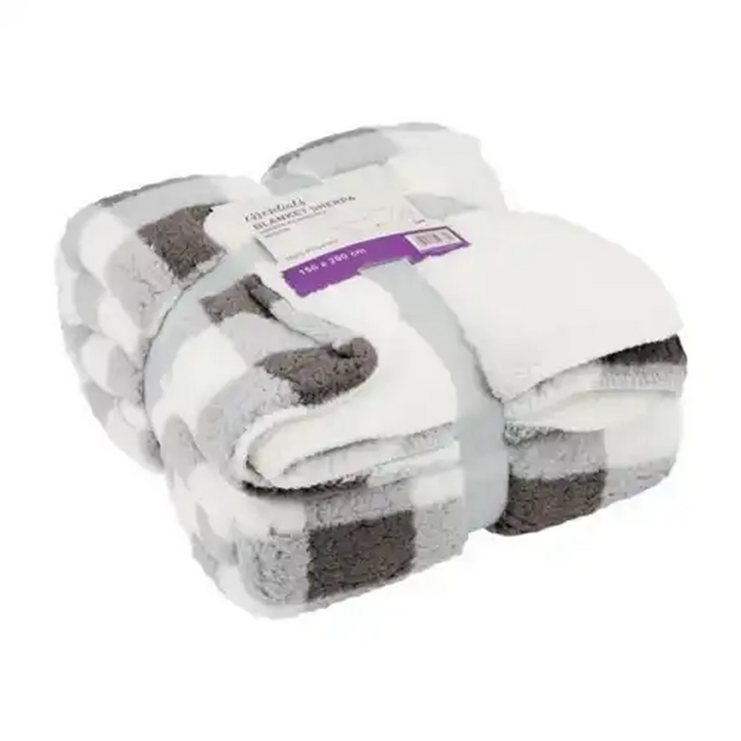 Image of Essentials Sherpa Blanket 150 x 200cm (Colour May Vary)