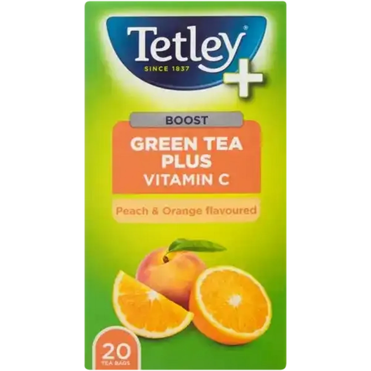 Checkers Sixty60 | Tetley+ Peach & Orange Flavoured Green Tea Teabags ...