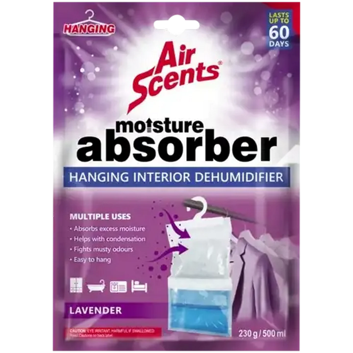 AIR CLOVER 脱臭器 TM-TINE Checkers Sixty60 | Air Scents Moisture Absorber Lavender Hanging