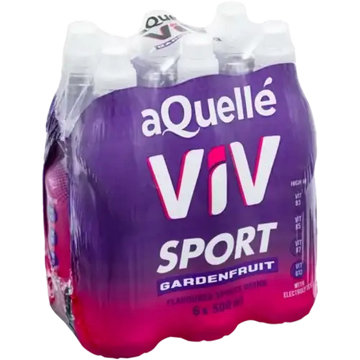 Shoprite ZA | aQuellé ViV Gardenfruit Flavoured Sports Drink 6 x 500ml