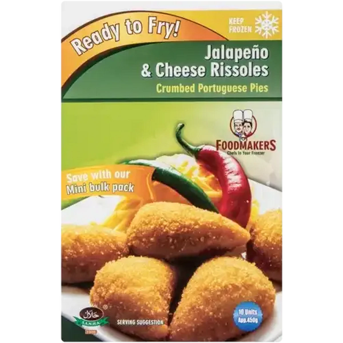 Checkers Sixty60 | Foodmakers Frozen Jalapeño & Cheese Rissoles 10