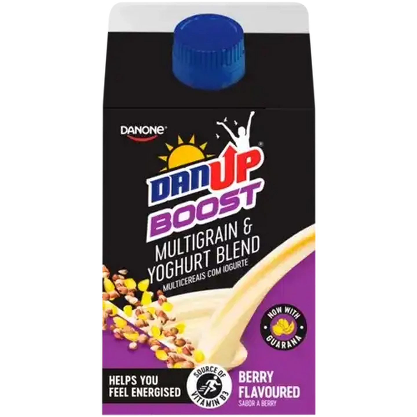 Image of Danone DanUp Boost Berry Flavoured Multigrain & Yoghurt Blend 450g