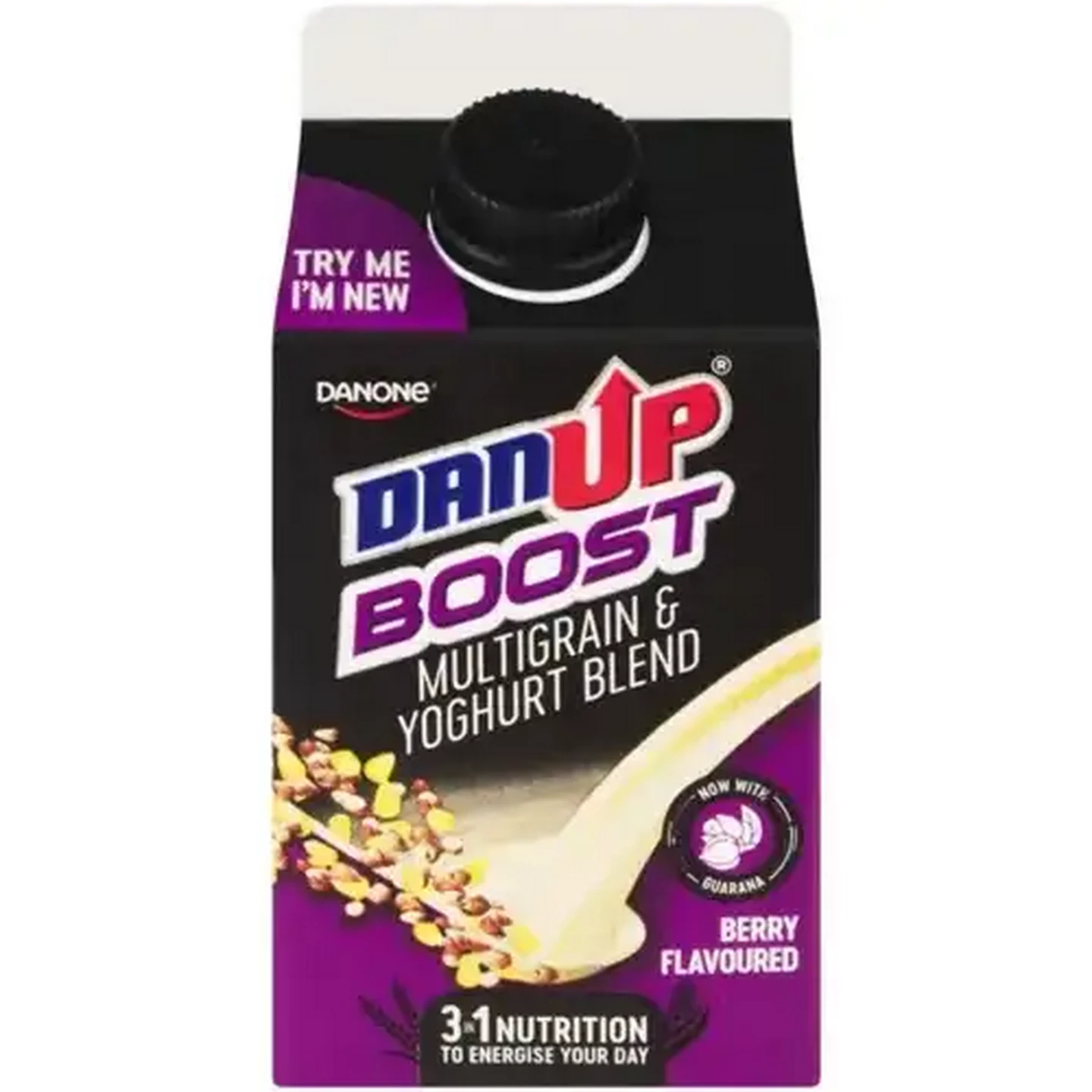 Image of Danone DanUp Boost Berry Flavoured Multigrain & Yoghurt Blend 450g