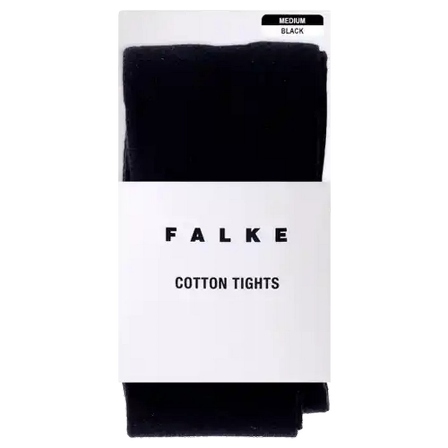 Image of FALKE Medium Black Cotton Tights