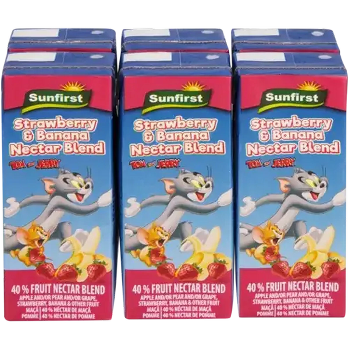 Checkers Sixty60 | Sunfirst Strawberry & Banana Nectar Blend 6 x 200ml