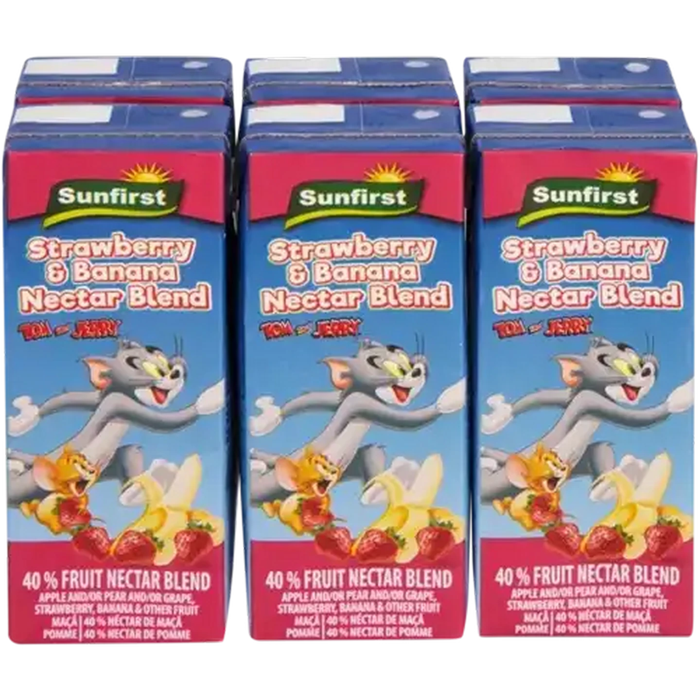 Shoprite ZA | Sunfirst Strawberry & Banana Nectar Blend 6 x 200ml