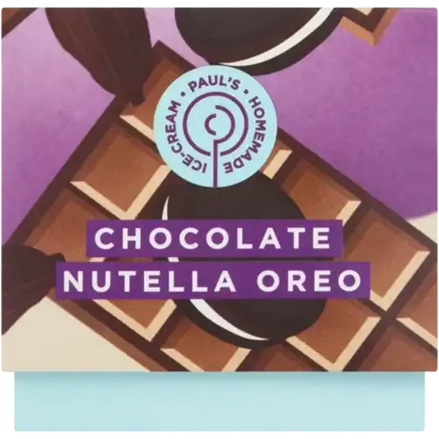 Image of Paul's Homemade Ice Cream Chocolate Nutella Oreo Ice Cream 600ml