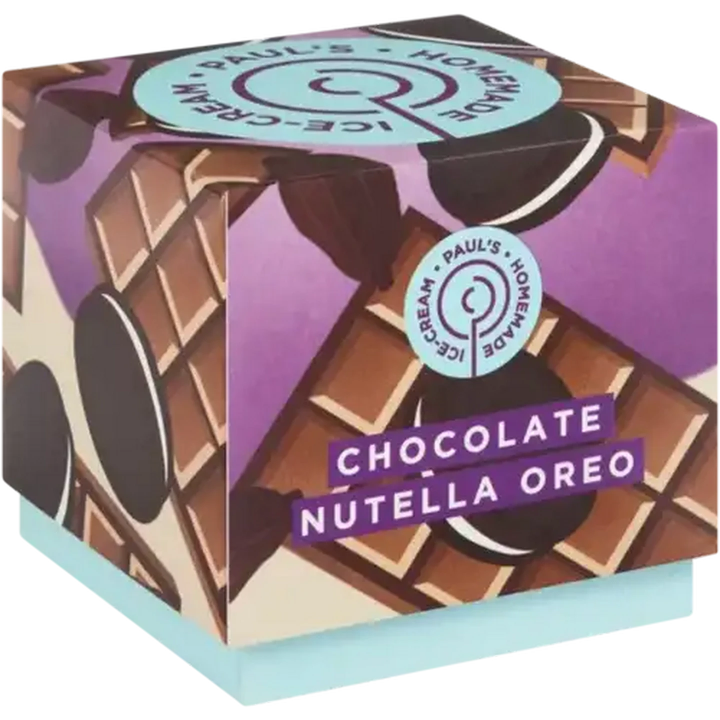 Image of Paul's Homemade Ice Cream Chocolate Nutella Oreo Ice Cream 600ml