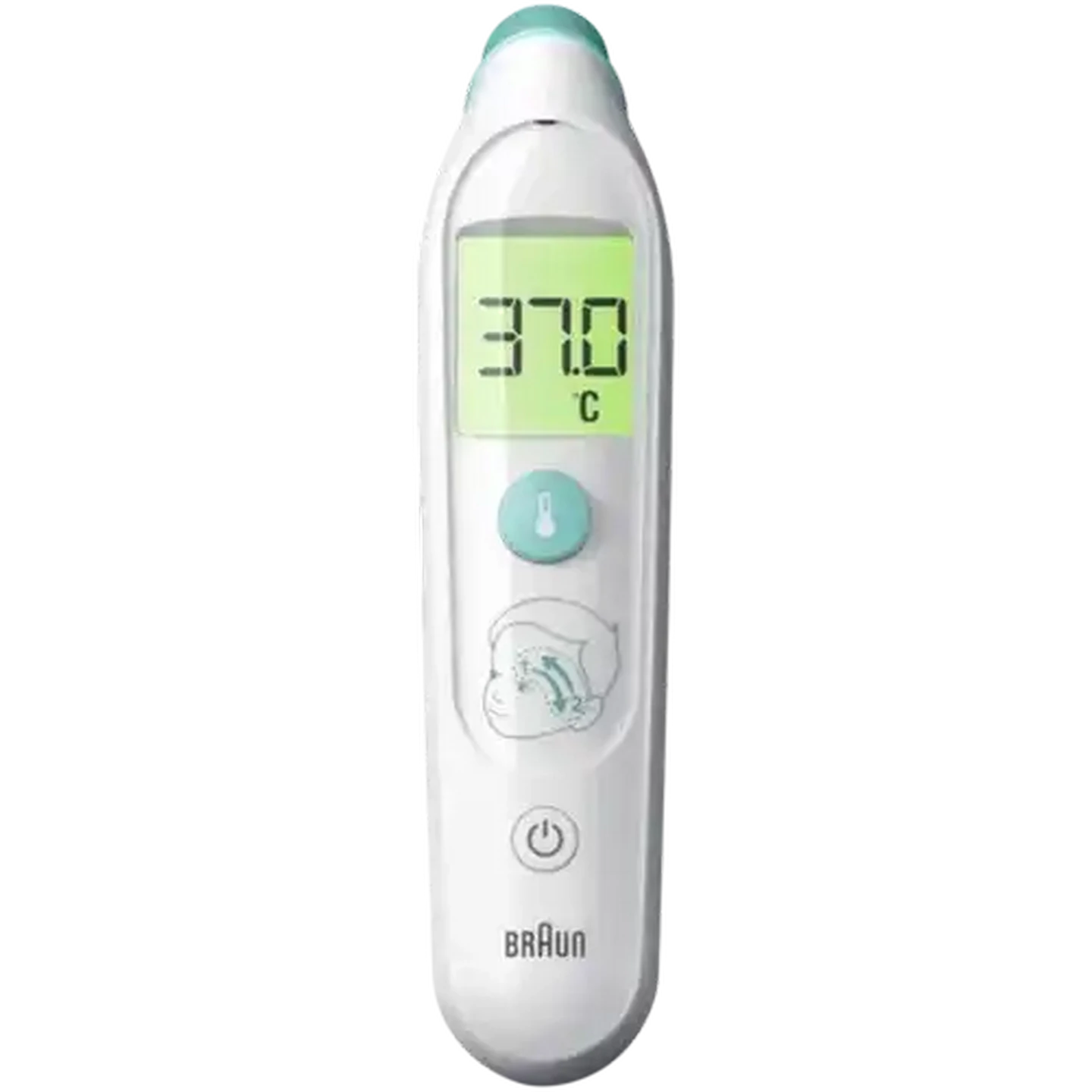 Image of Braun BST200 TempleSwipe White Thermometer