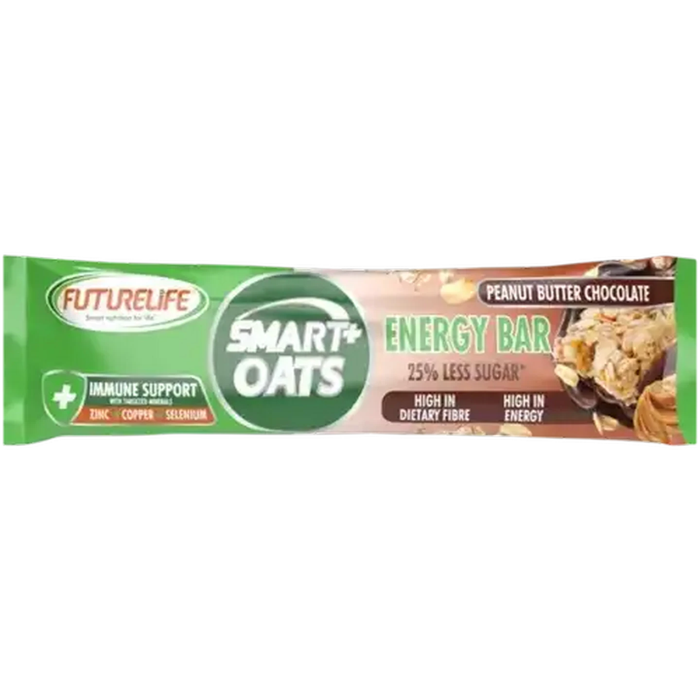 Image of FUTURELIFE Smart Oats Peanut Butter Chocolate Energy Bar 38g
