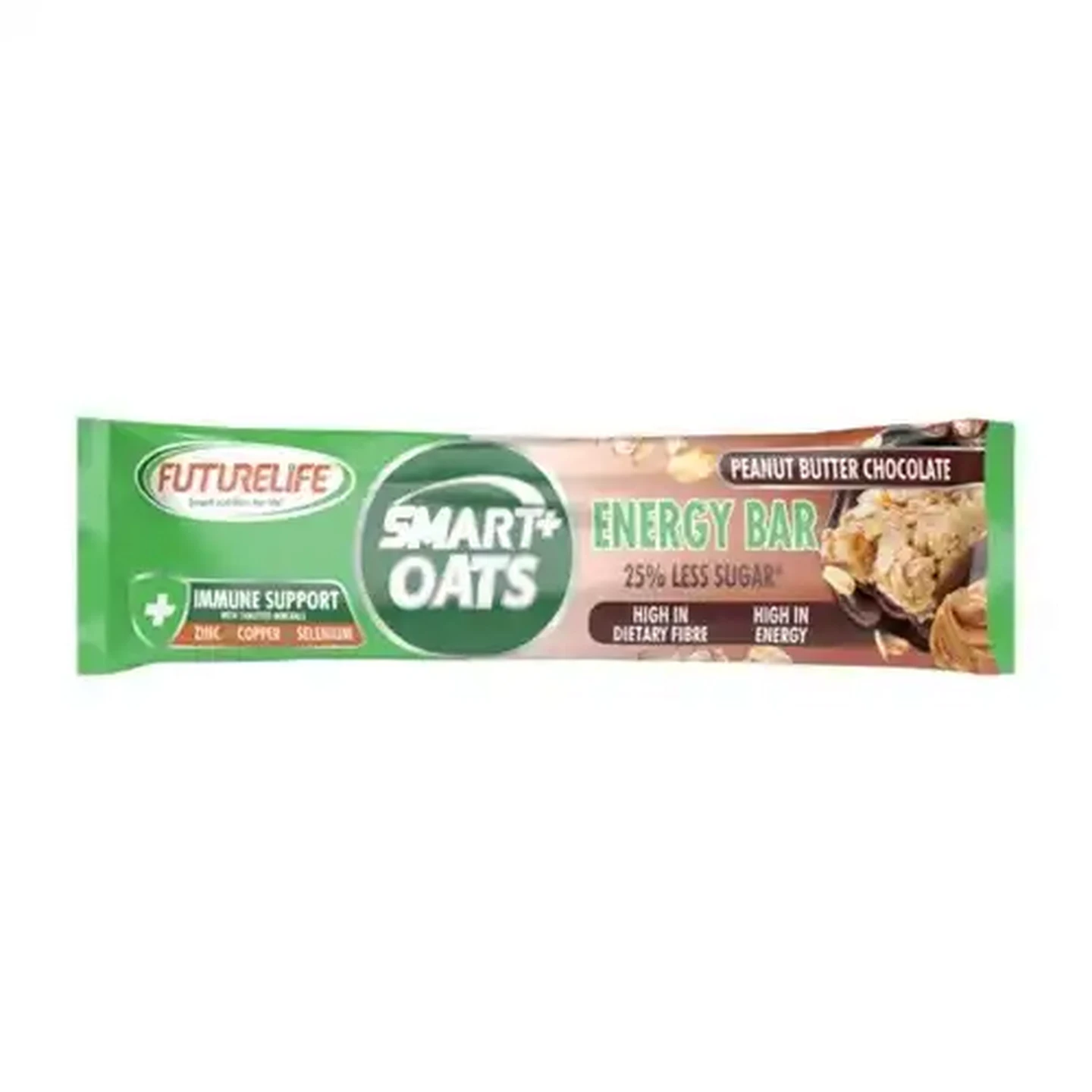 Image of FUTURELIFE Smart Oats Peanut Butter Chocolate Energy Bar 38g