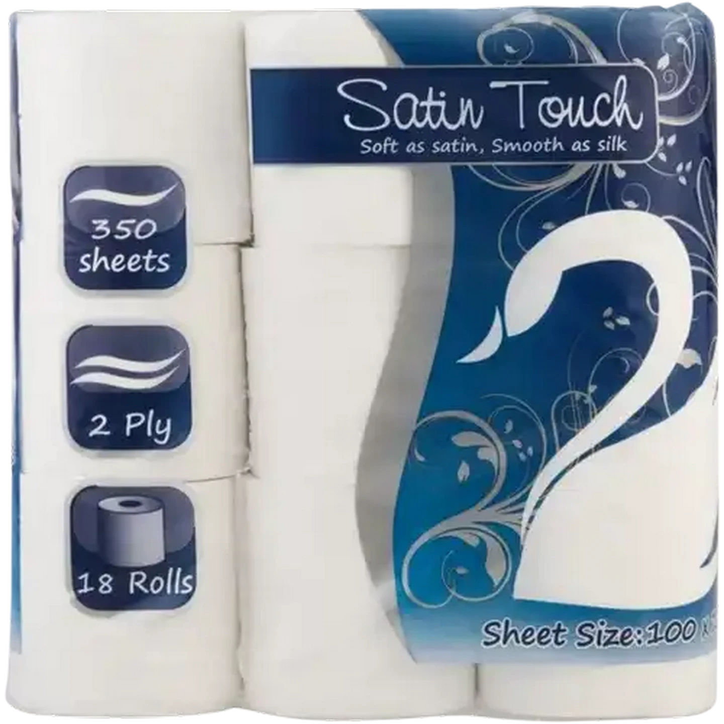 Checkers Sixty60 | Satin Touch 2 Ply Toilet Tissue 18 Pack