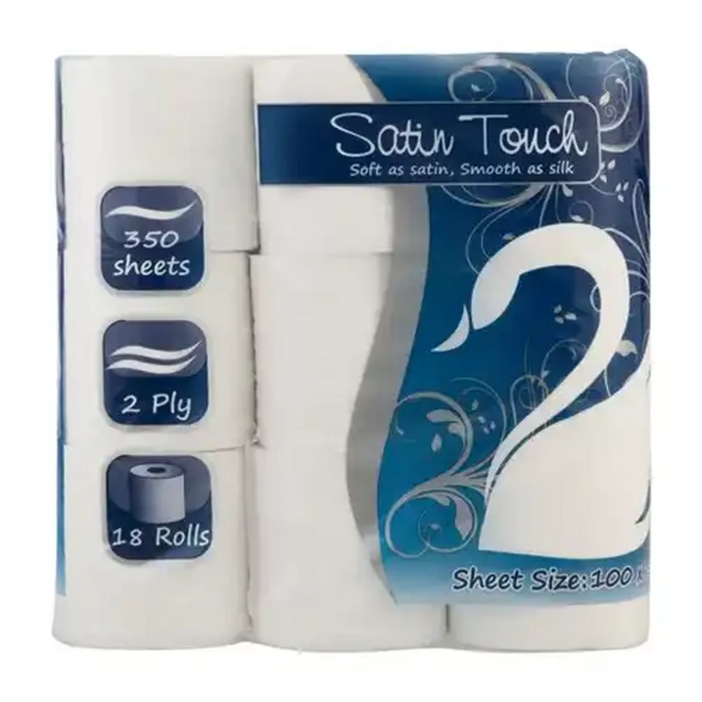 Checkers Sixty60 | Satin Touch 2 Ply Toilet Tissue 18 Pack