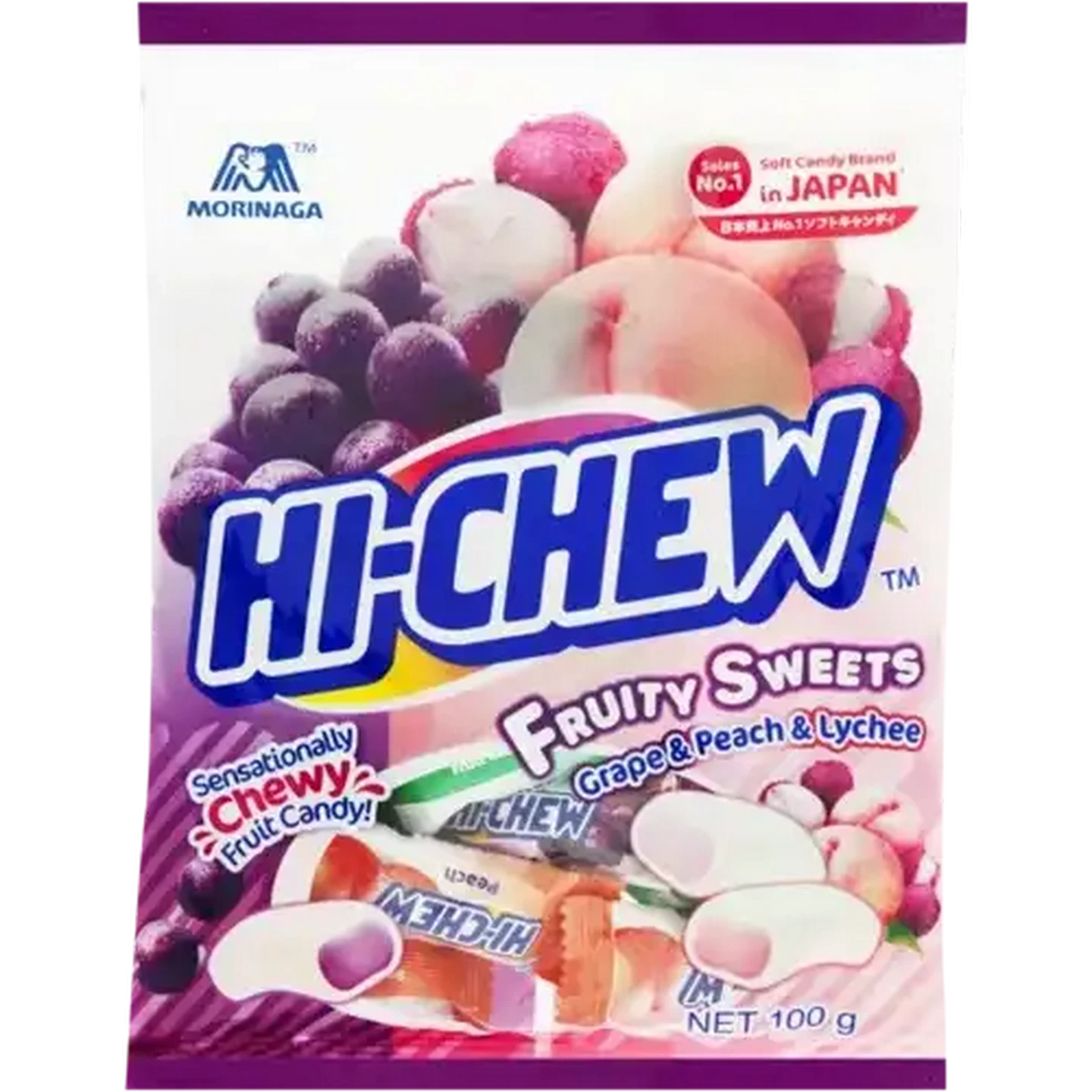 Checkers Sixty60 | Hi-Chew Grape, Peach & Lychee Chewy Fruit Candy