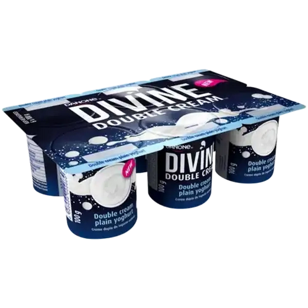 Checkers Sixty60 | Danone Divine Double Cream Plain Yoghurt 6 x 100g
